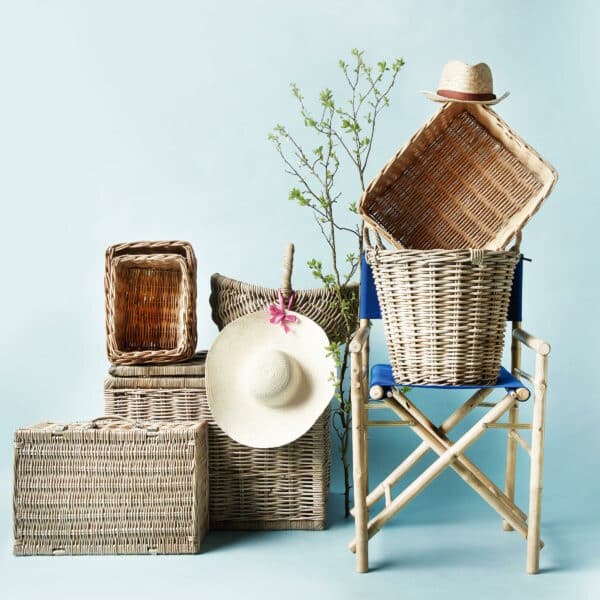 A DAY IN THE PARK Picnic basket for 4 people W 55 x D 37cm - Image 8