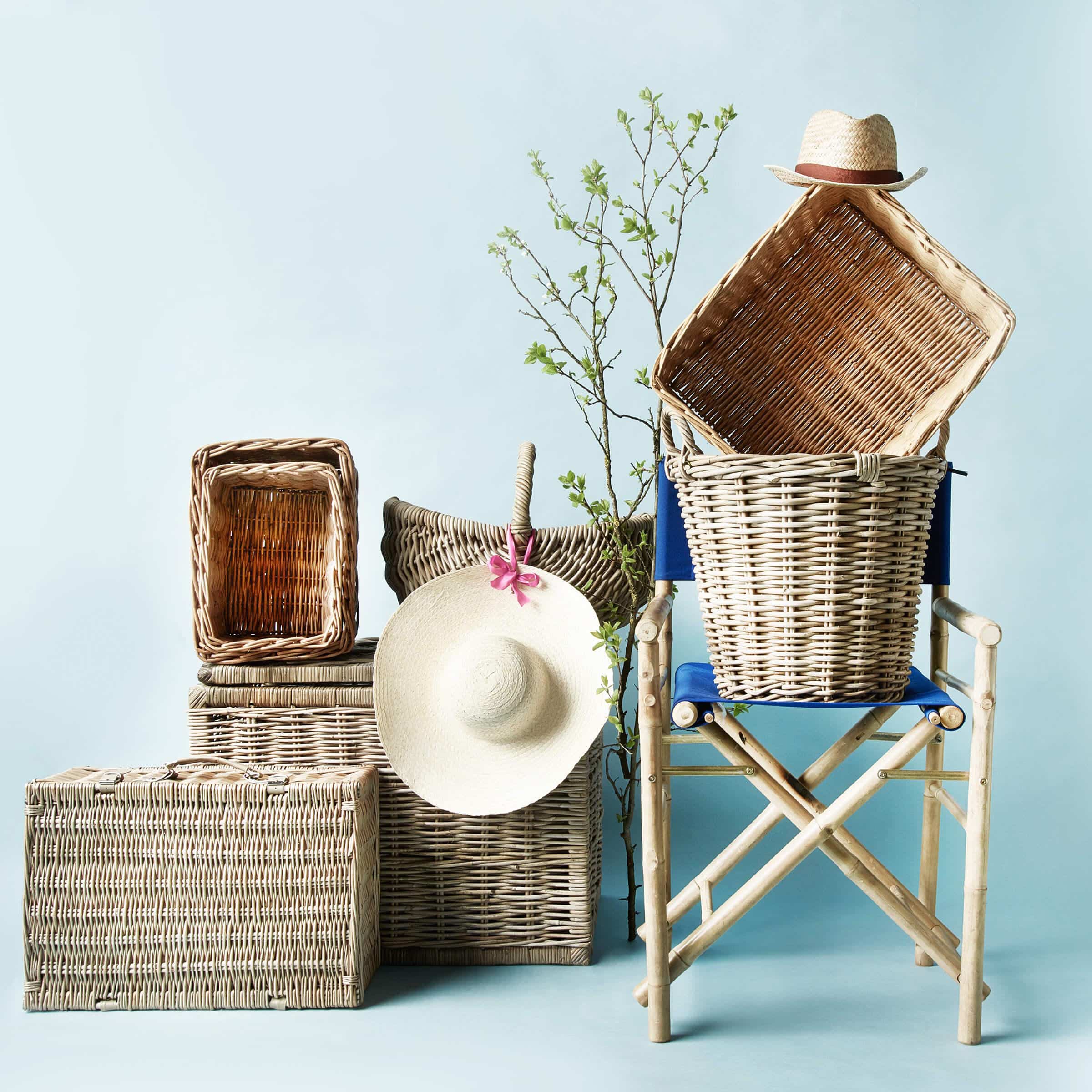 A DAY IN THE PARK Picnic basket for 4 people W 55 x D 37cm - Image 8