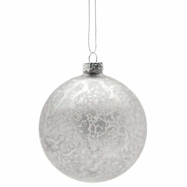 HANG ON <span>Glass craquelure glaze bauble, Ø 10 cm</span>
