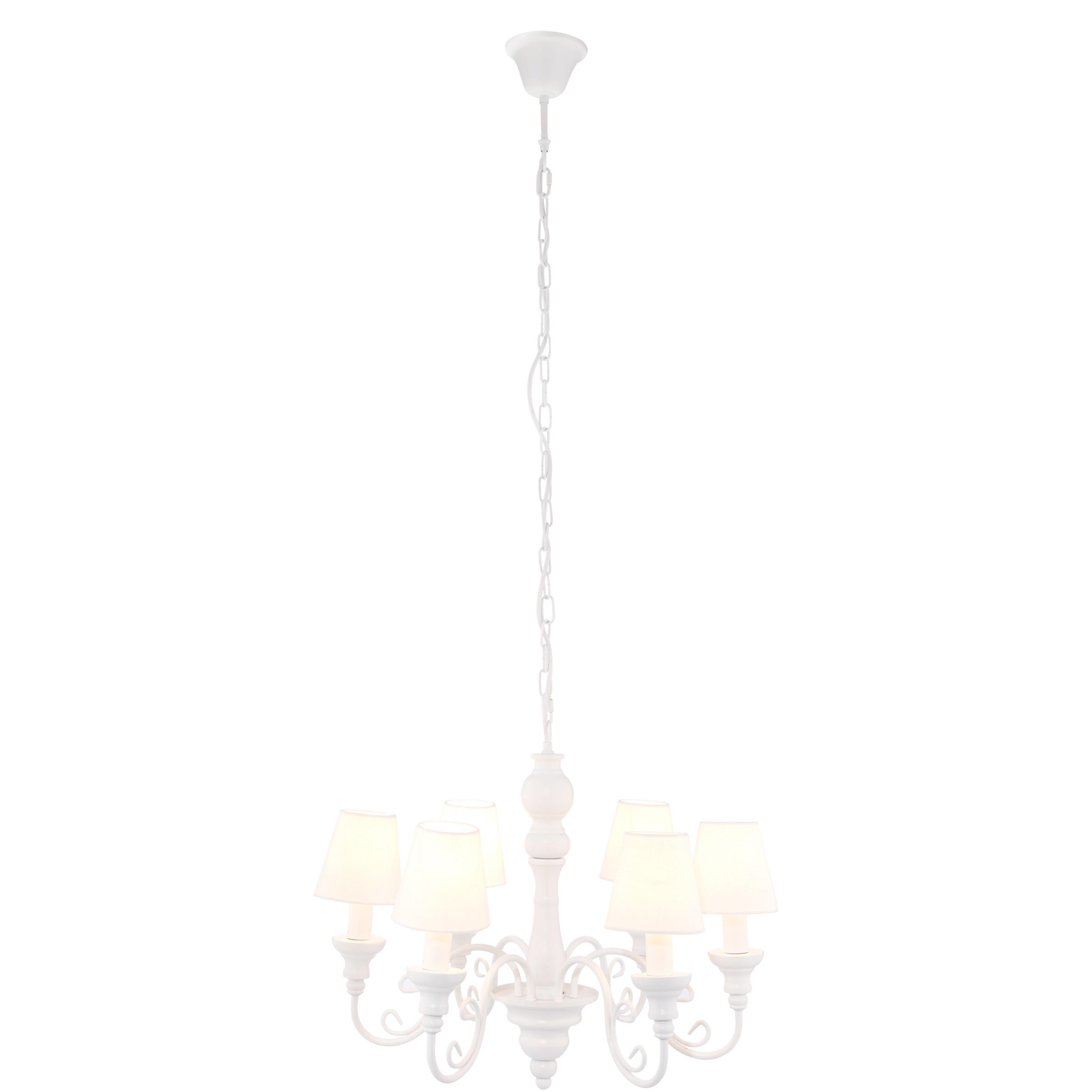 CANDELA Pendant lamp with 6 lampshades BUTLERS Malta