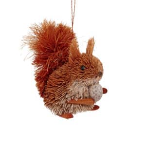 HANG ON <span>Squirrel with nut hanging ornament</span>