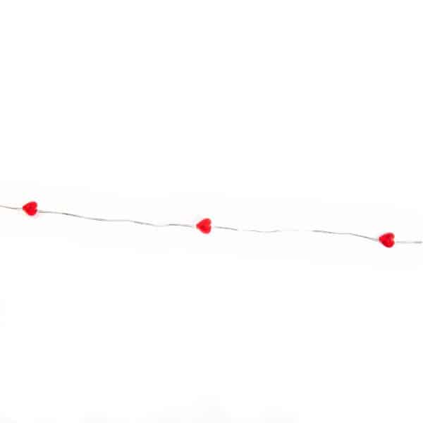 LOVE LIGHTS <span>20 wire hearts LED fairy lights</span> - Image 2