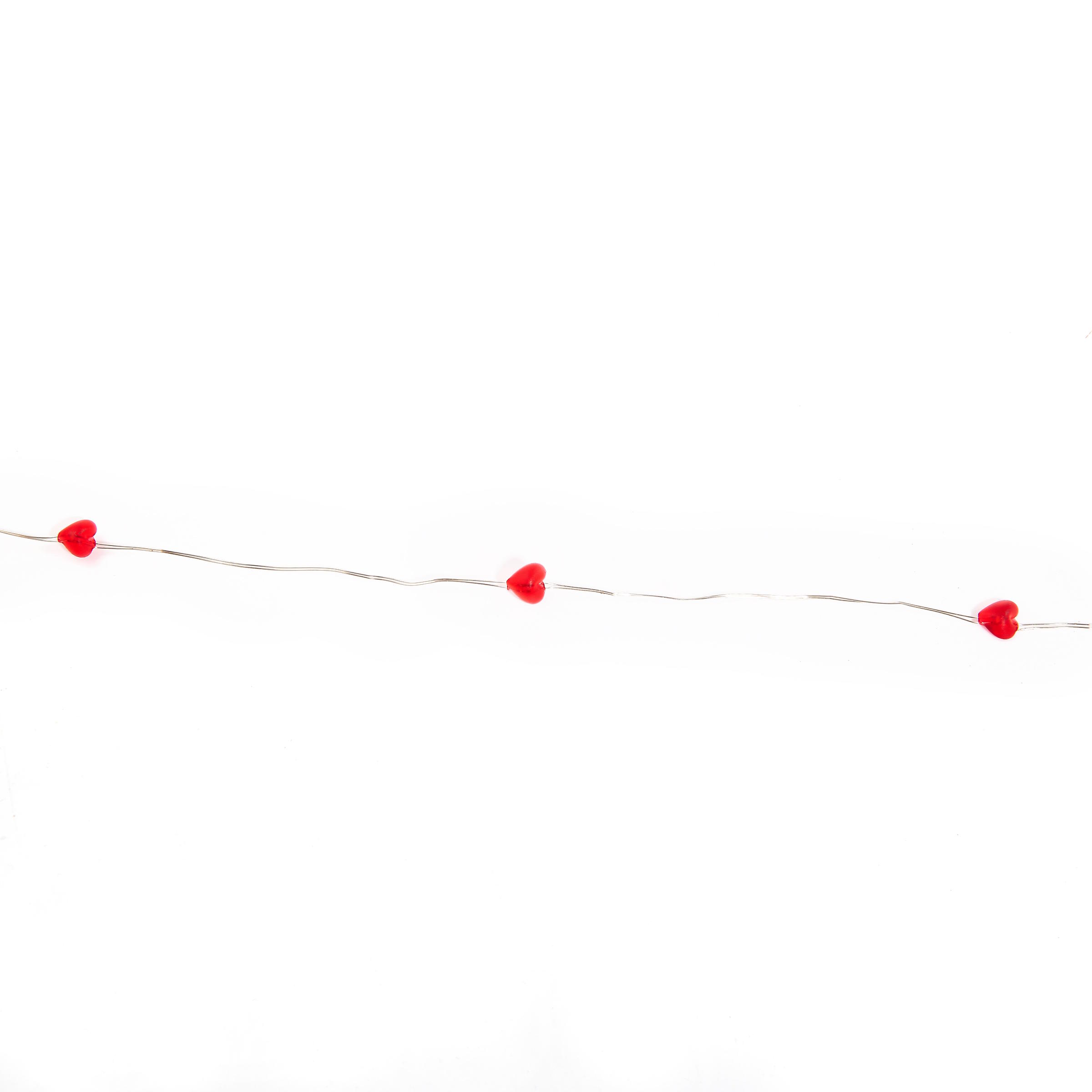 LOVE LIGHTS <span>20 wire hearts LED fairy lights</span> - Image 2