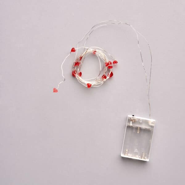 LOVE LIGHTS <span>20 wire hearts LED fairy lights</span> - Image 4