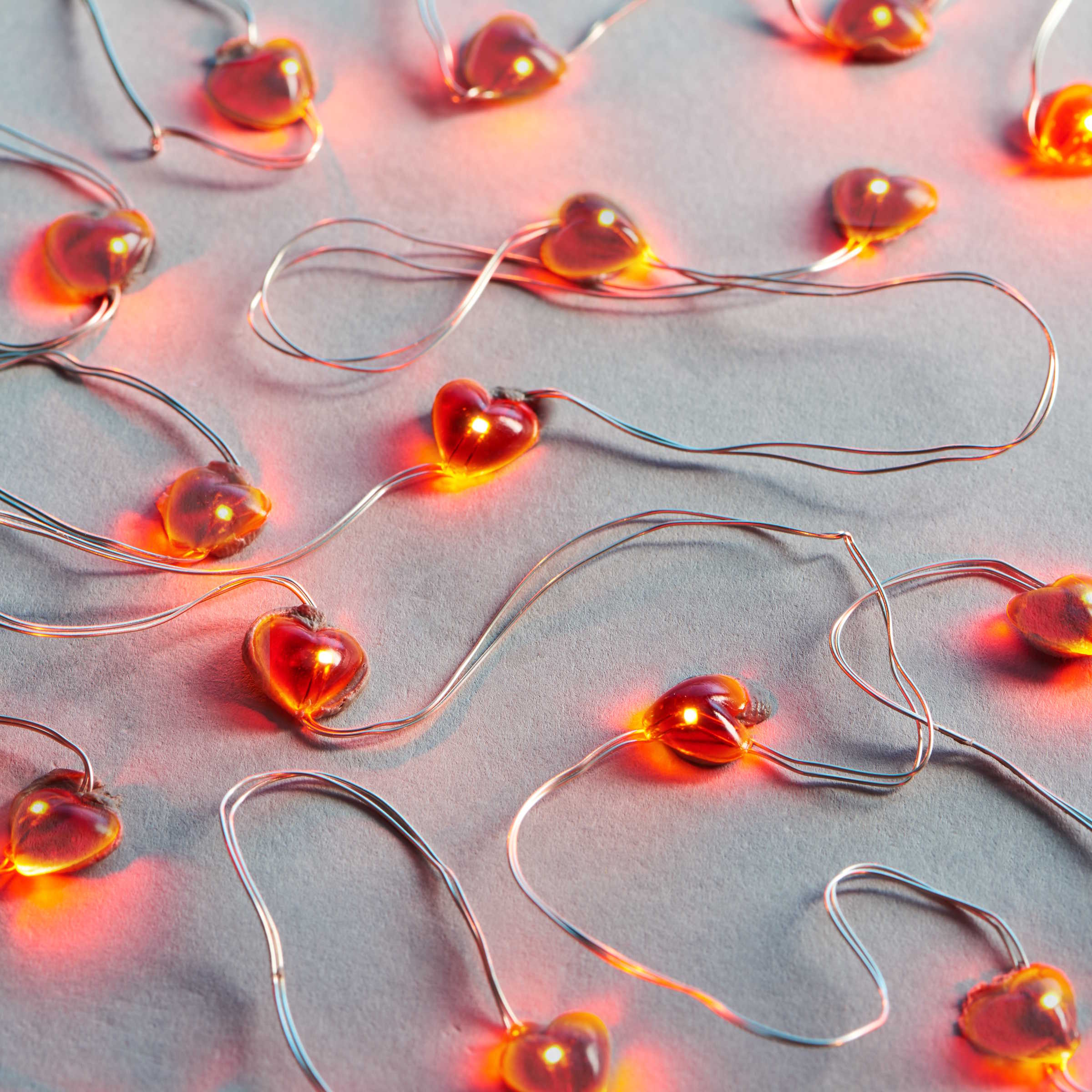 LOVE LIGHTS <span>20 wire hearts LED fairy lights</span>