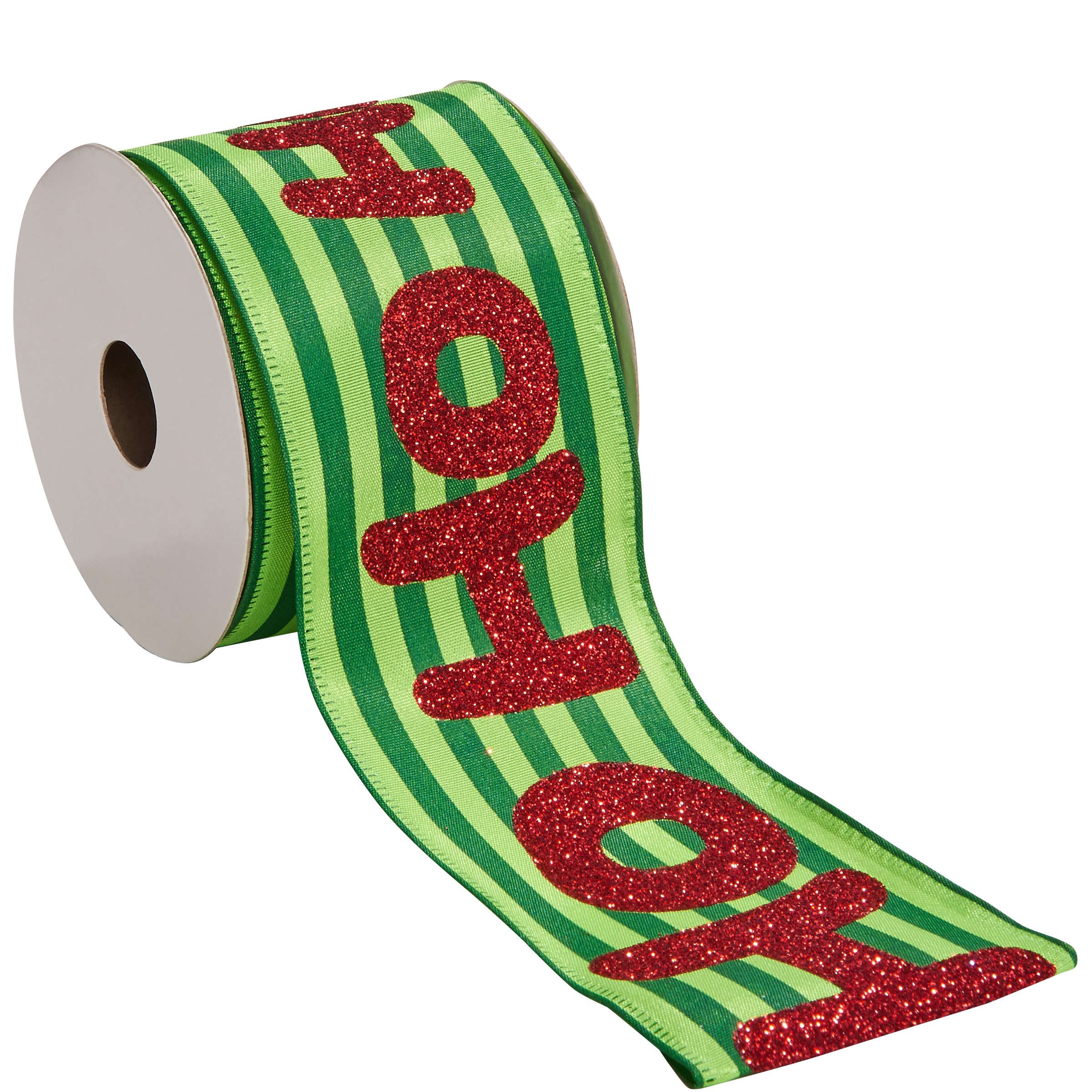 RIBBON Ho Ho Ho gift ribbon