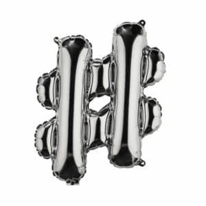 UPPER CLASS <span>“#” foil balloon</span>