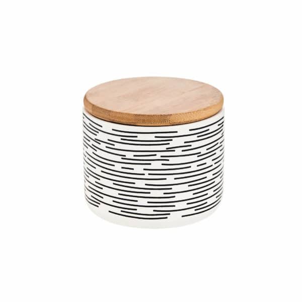QUEEN IT storage box stripes b/w S