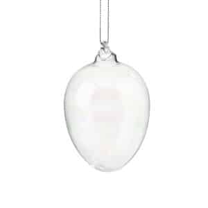 EASTER <span>glass ornament Egg transparent 10cm</span>