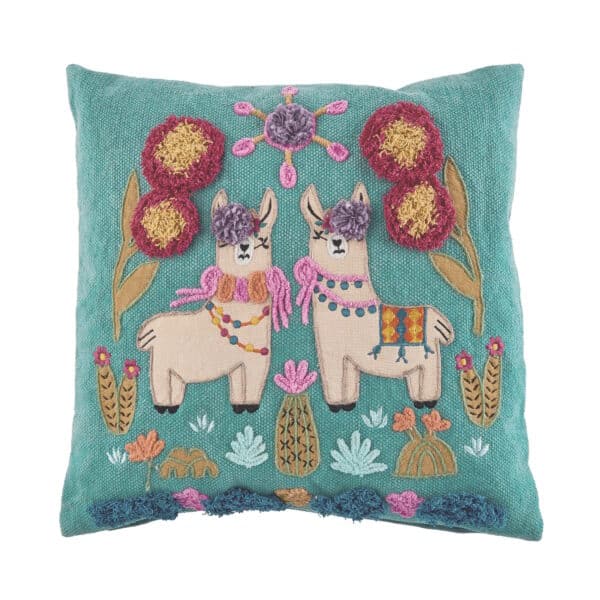 INKA SPIRIT Kissen 2 Lamas 50x50cm