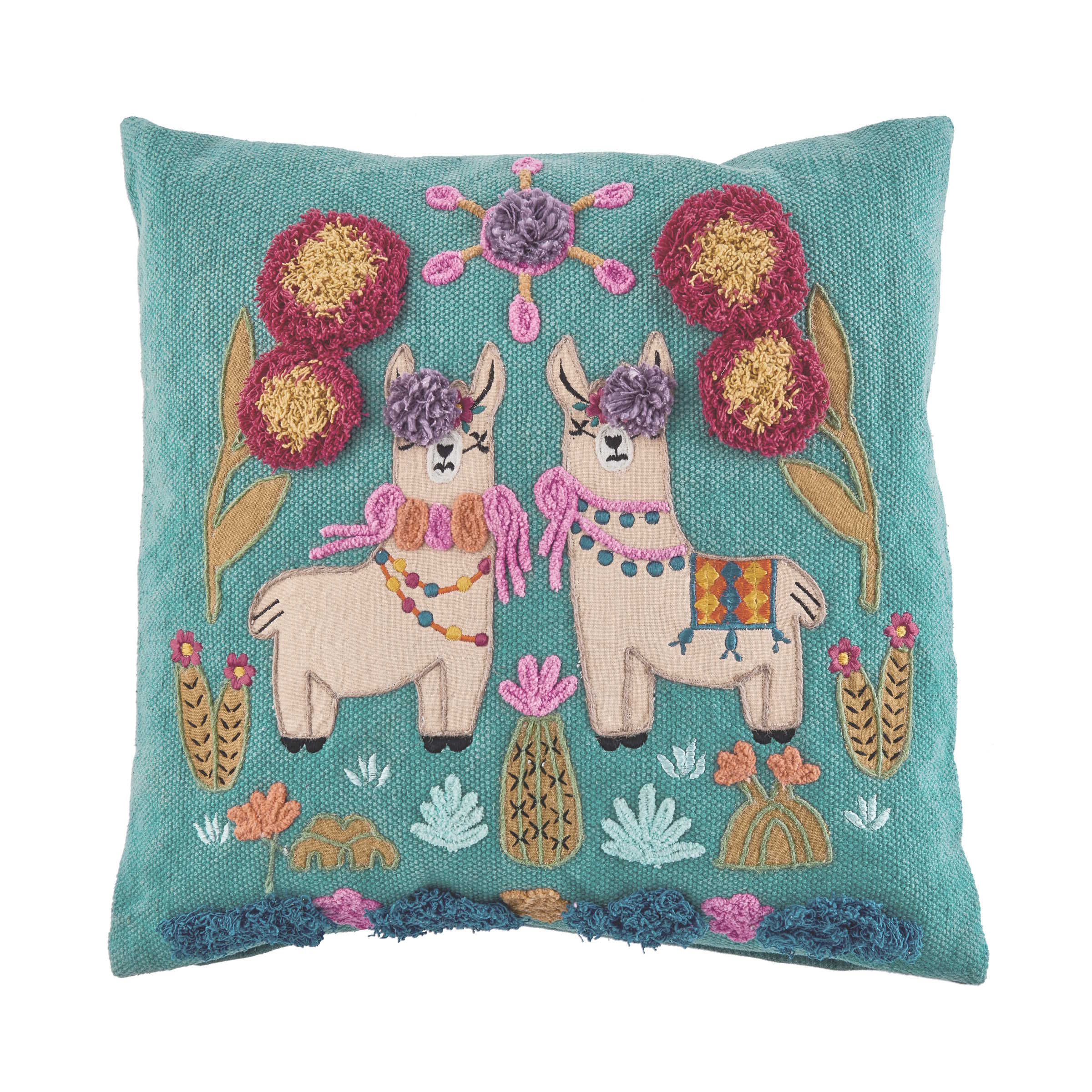 INKA SPIRIT Kissen 2 Lamas 50x50cm