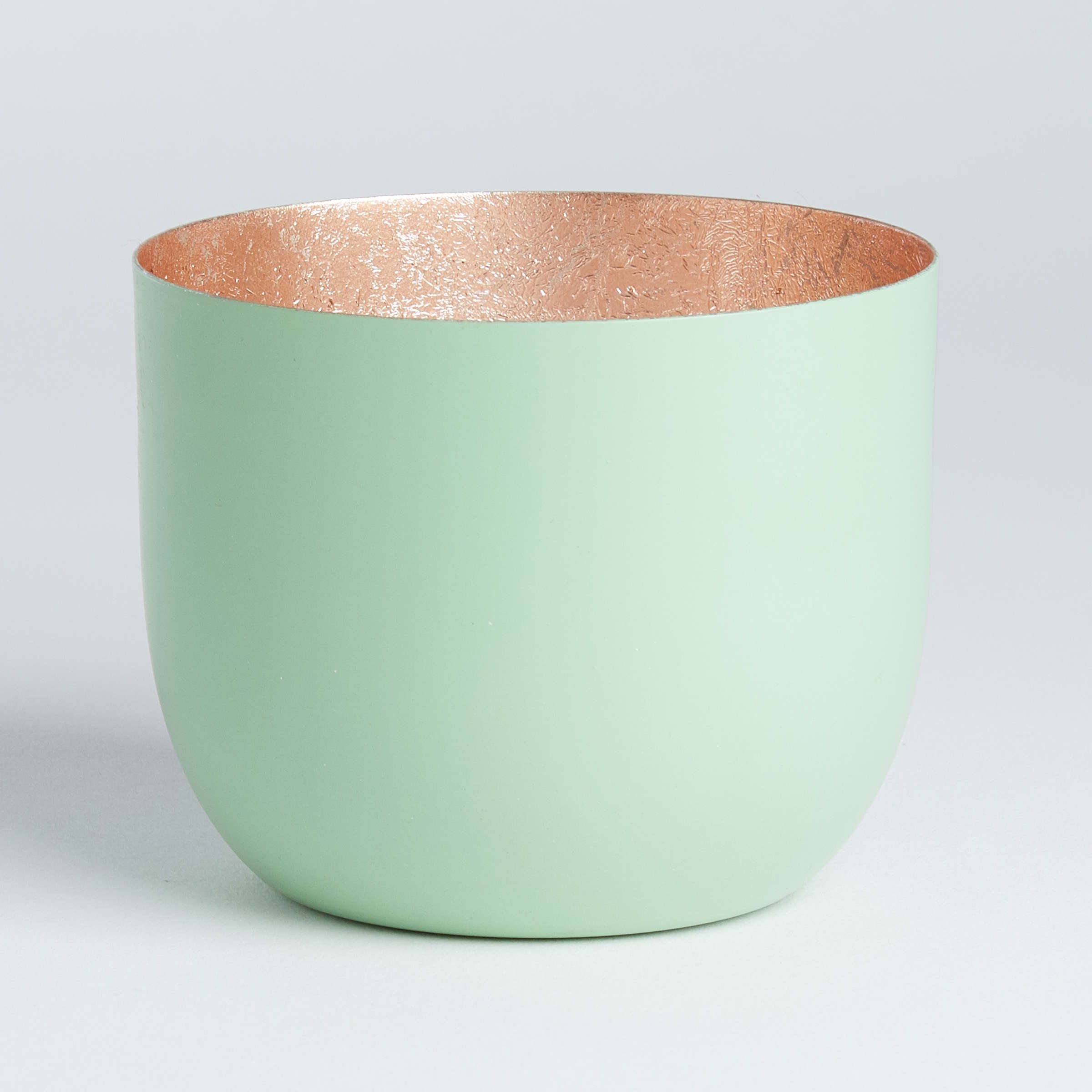 AURORA <span>tealight holder metal Ø10cm mint</span>