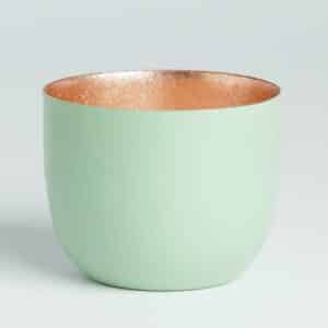 AURORA <span>tealightholder metal Ø7cm mint</span>