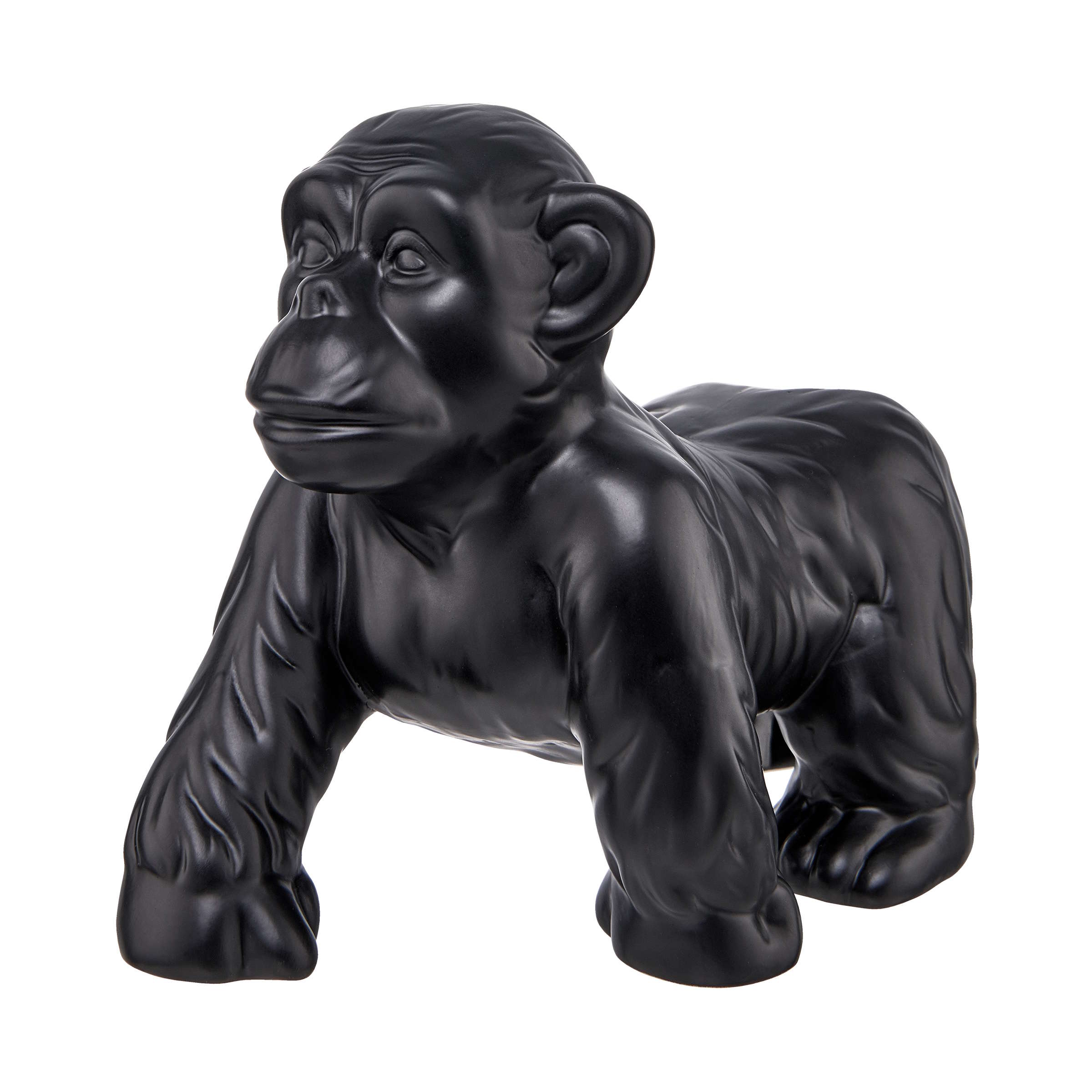 DARK JUNGLE Deko Affe laufend L 19 x B 10cm