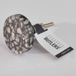 OPEN <span>furniture knob terrazzo black</span>