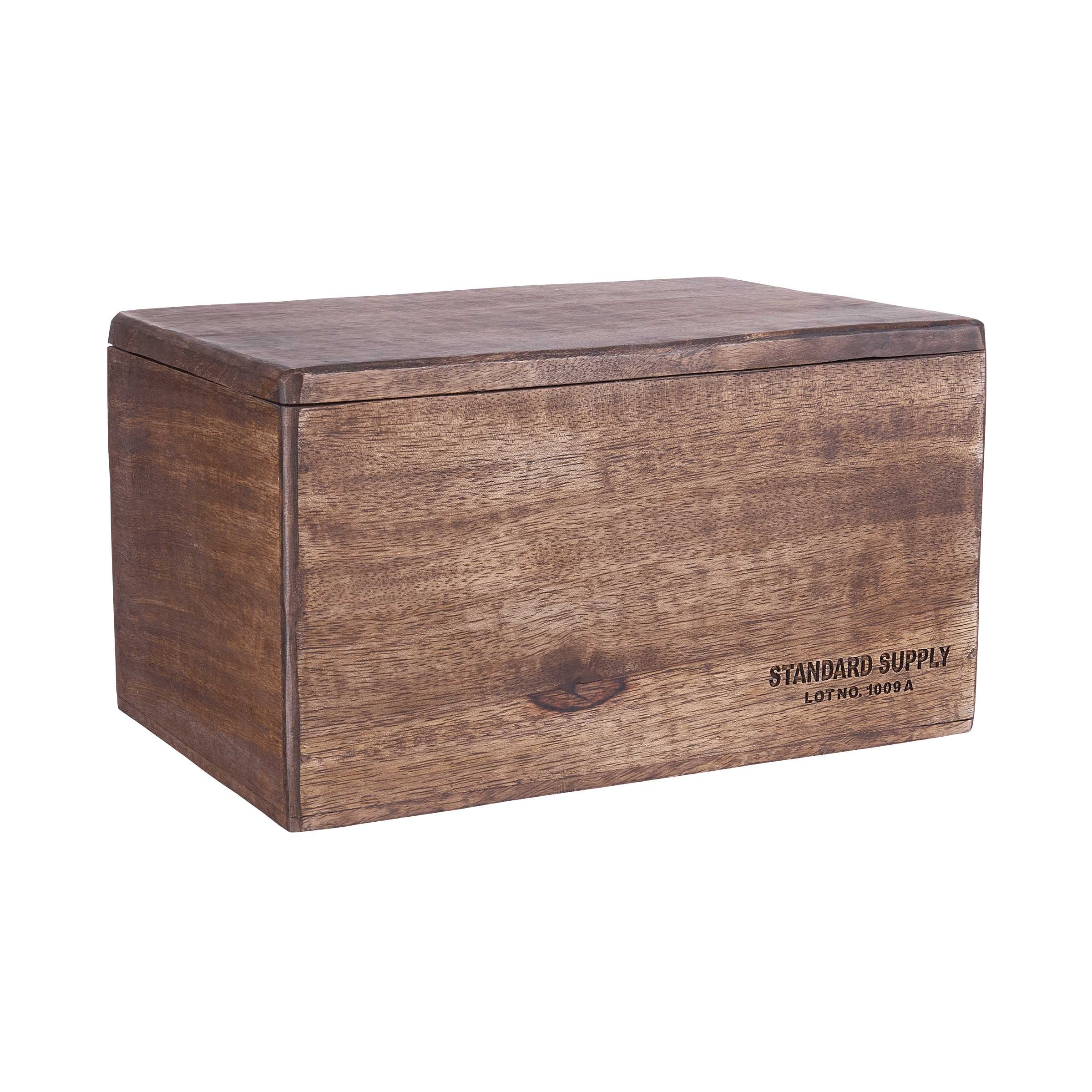STANDARD SUPPLY teabox with lid mango BUTLERS Malta