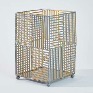 YUMA <span>metal hurricane light 12x18cm, grey</span>