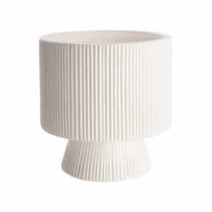 ROME <span>flower pot Ø15cm, matt white</span>