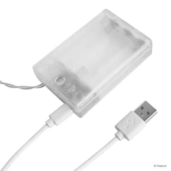 PEANUTS <span>LED light chain Snoopy, 20L USB</span> - Image 3