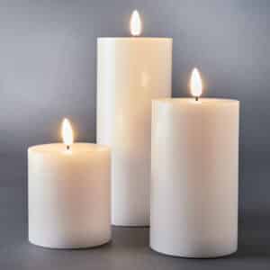 NORDIC LIGHT <span>LED candles 3 pcs. with remote</span>