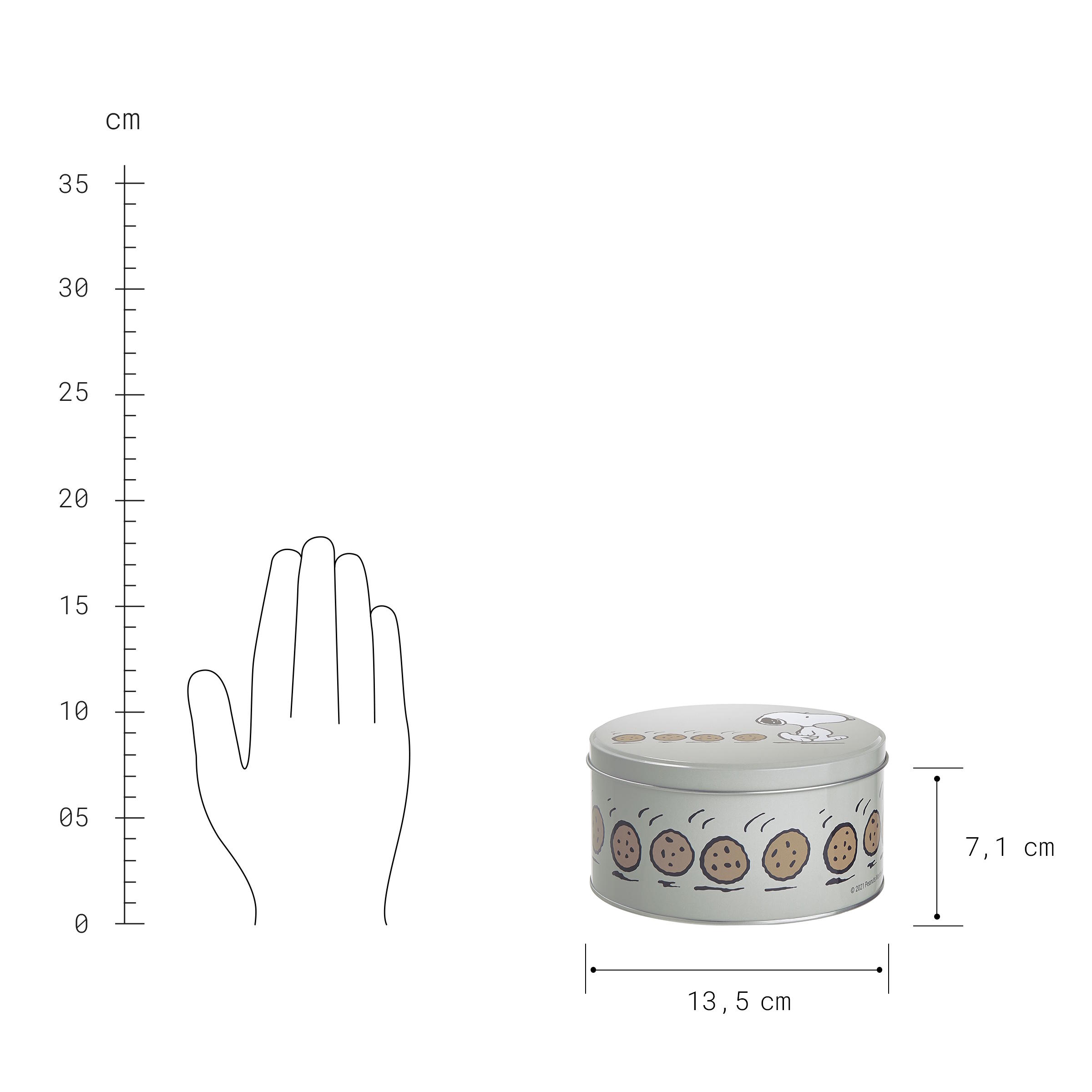 PEANUTS <span>Snoopy Cookie Tin Ø14cm</span> - Image 3