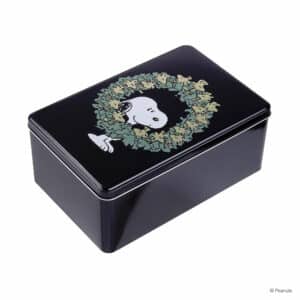 PEANUTS <span>tin rectangular Snoopy wreath big</span>