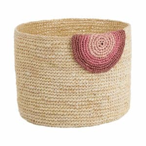 ISALO <span>Basket handmade in raffia Ø20cm</span>