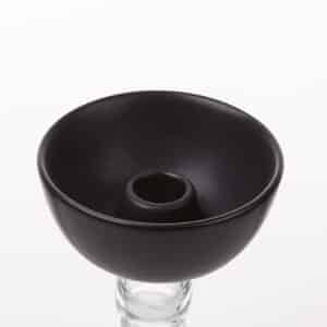FACTORY <span>ceramic candle holder, black</span>