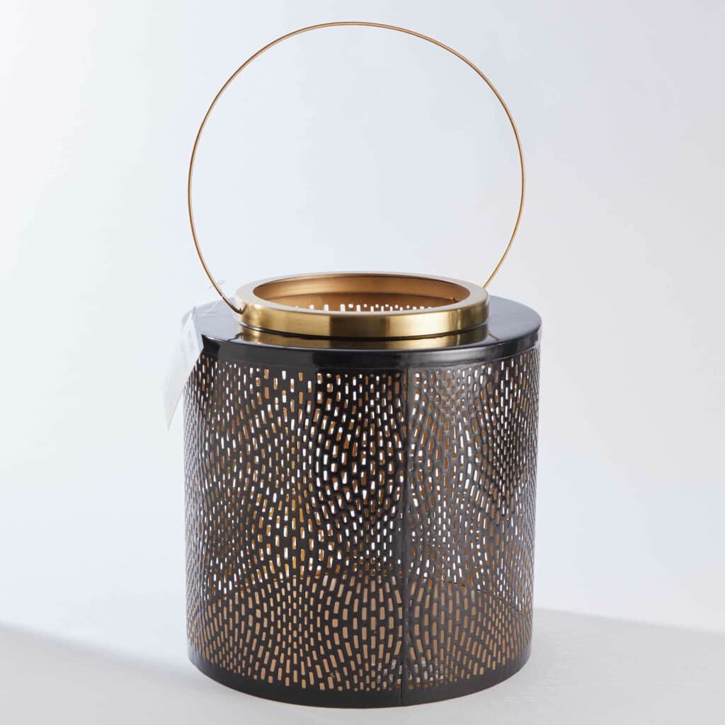 BUTLERS: SIENNA Lantern height 28cm - Black