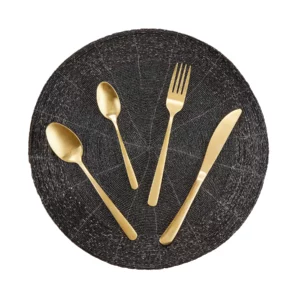SHINE ON <span>placemat Ø35 cm, black</span>