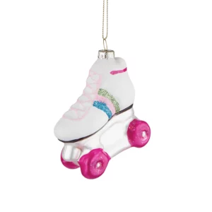 HANG ON <span>glass ornament roller-skate</span>
