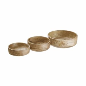 MANGO DAYS <span>wood bowls set of 3</span>