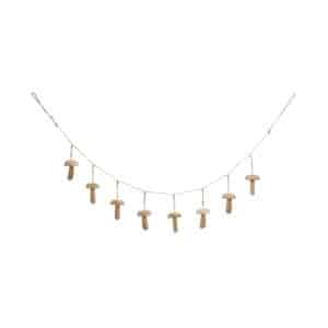 HARVEST <span>Garland with mushrooms made of mango wood length 180cm</span>