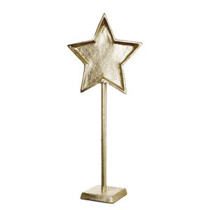 SUPERSTAR decoration star 56cm, gold