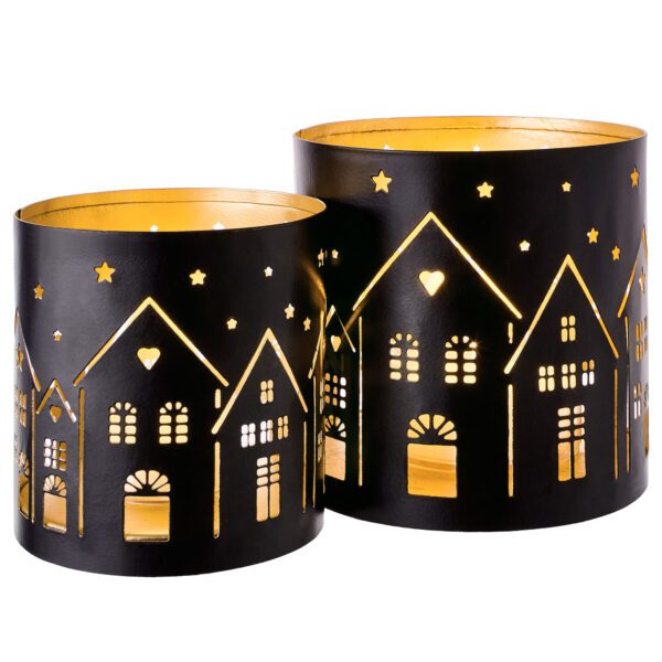 LUMINOUS hurricane houses Ø8cm H10cm - Image 4