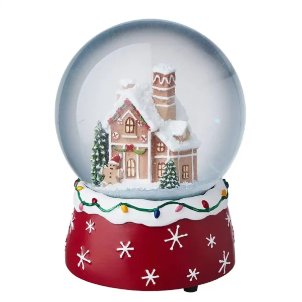 X-MAS music box gingerbread house 10cm - Image 2