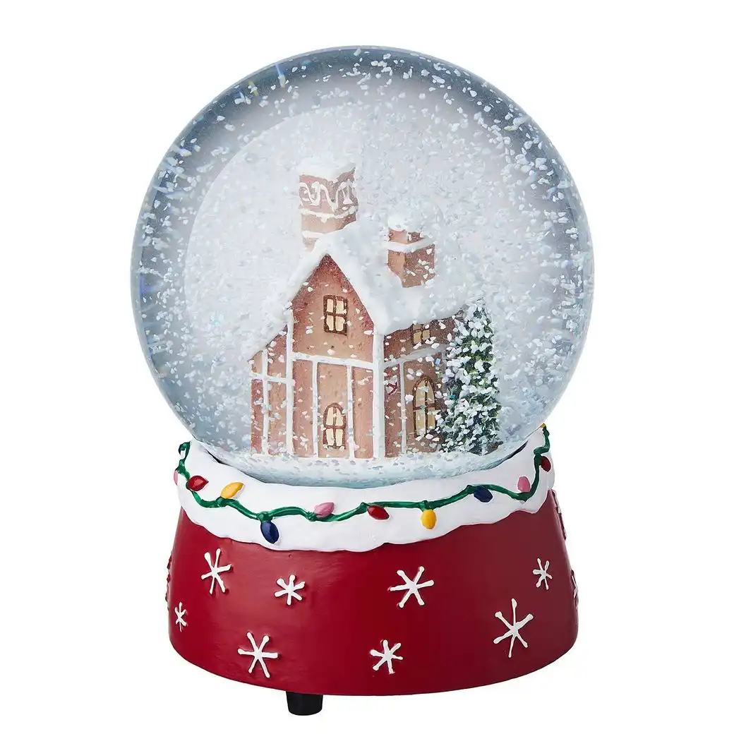 X-MAS music box gingerbread house 10cm - Image 3