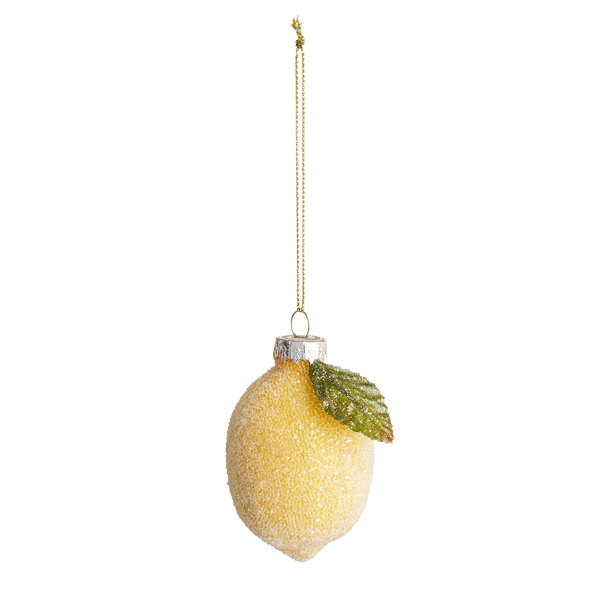 HANG ON glass ornament lemon - Image 3