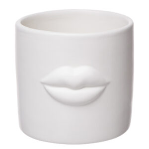KISS flower pot Ø10cm, weiß